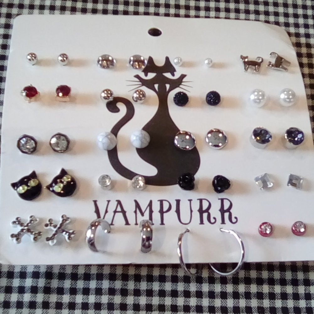 20-Piece Halloween Earring Set